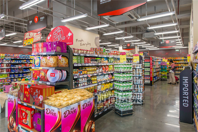 超市貨架_雙面貨架