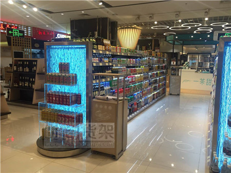 超市貨架_精品酒架