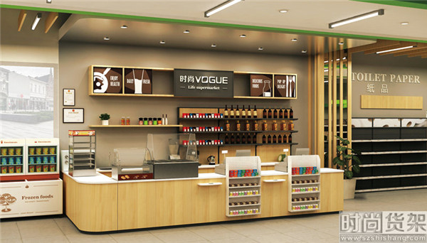 社區(qū)超市收銀臺(tái)