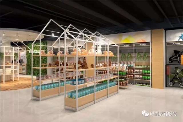 母嬰店布局設計效果圖