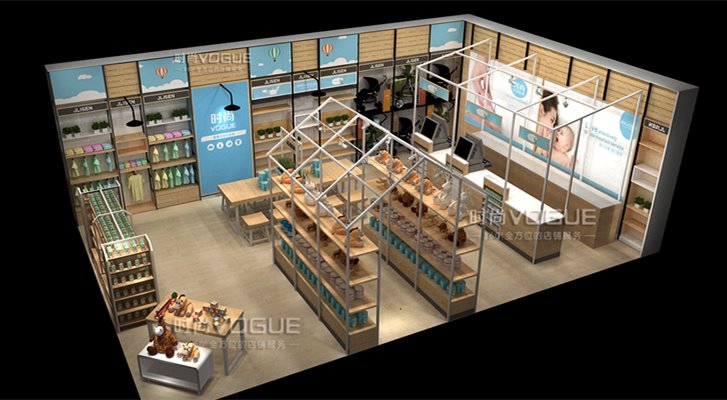 母嬰展展位效果圖