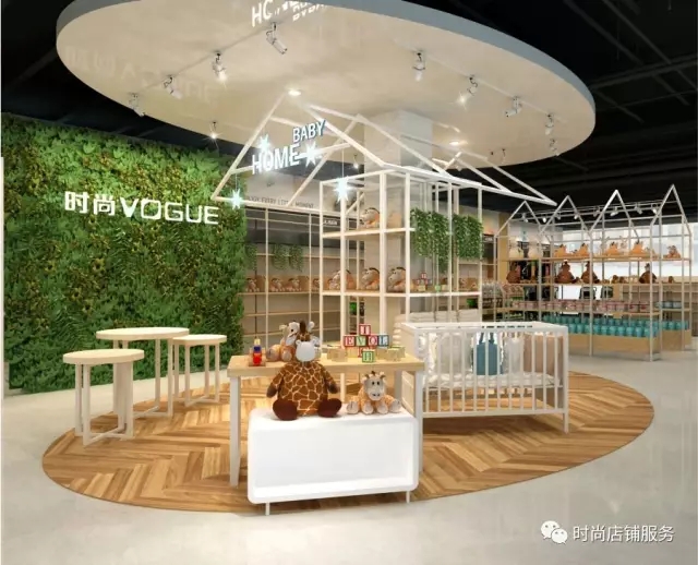 母嬰店布局設計效果圖