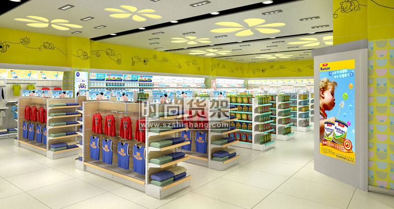 母嬰店貨架陳列設計