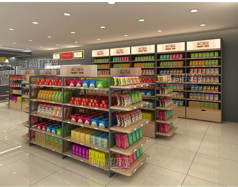 便利店貨架布局設(shè)計(jì)效果圖