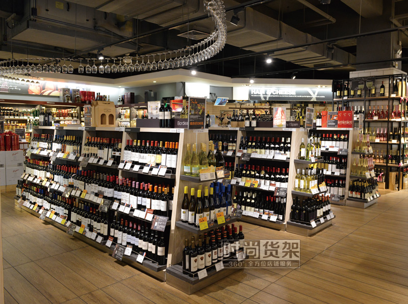 超市貨架_中島貨架