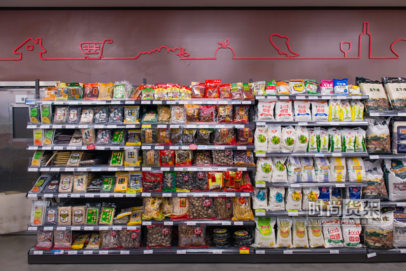 超市貨架_單面零食貨架